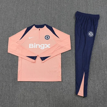 Chelsea 25/26 Zipper Tracksuit Pink