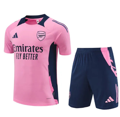 Arsenal 24/25 Short Sleeve And Pink Shorts