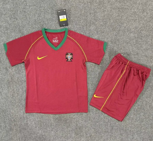 Portugal 2006 Home Retro Kit For Kids