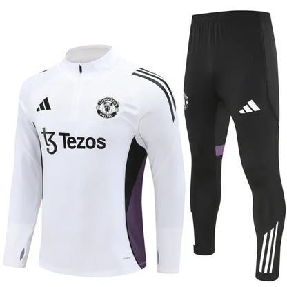 Manchester United 25/26 Tracksuit White