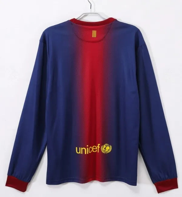 Barcelona 2012/2013 Home Retro Kit Long Sleeve