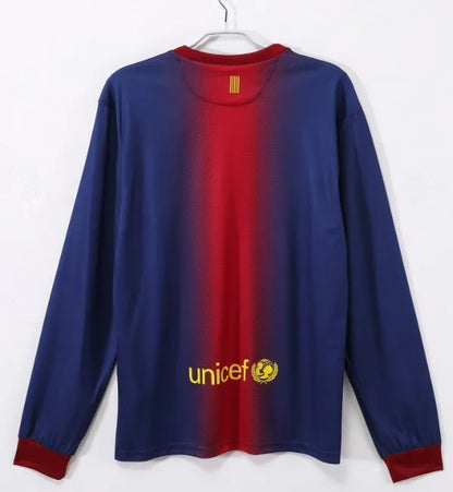 Barcelona 2012/2013 Home Retro Kit Long Sleeve