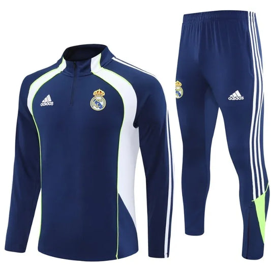 Real Madrid 25/26 Zipper Tracksuit Royal Blue