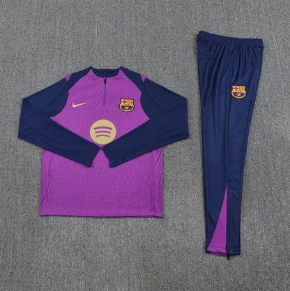 Barcelona 25/26 Zipper Tracksuit Purple
