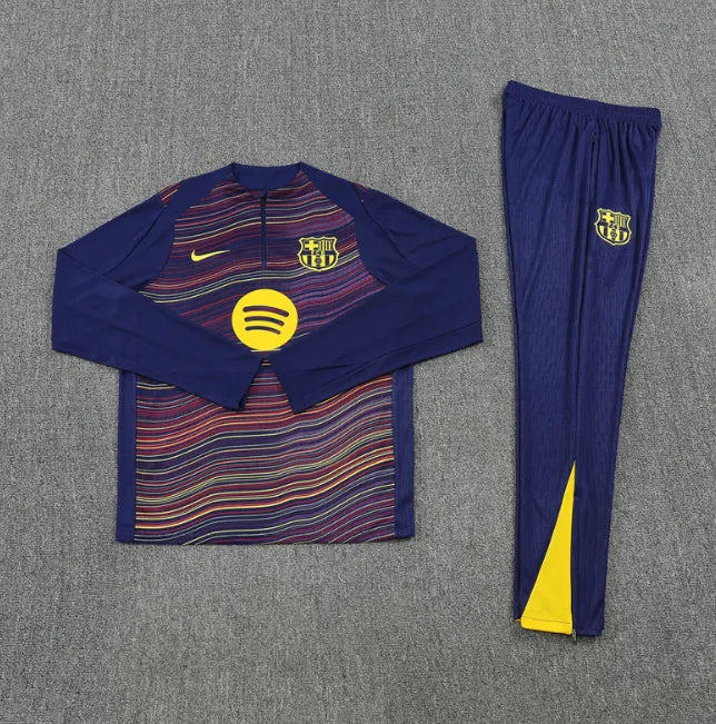 Barcelona 25/26 Tracksuit Camouflage Yellow