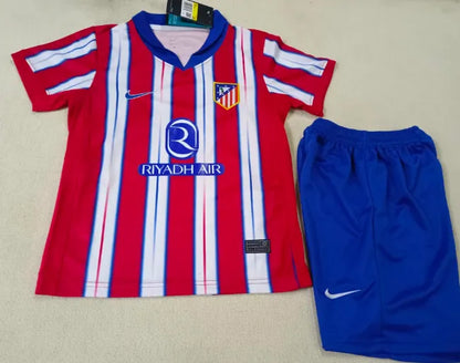 Atletico Madrid 24/25 Home Full Kit (Adult and Kids)