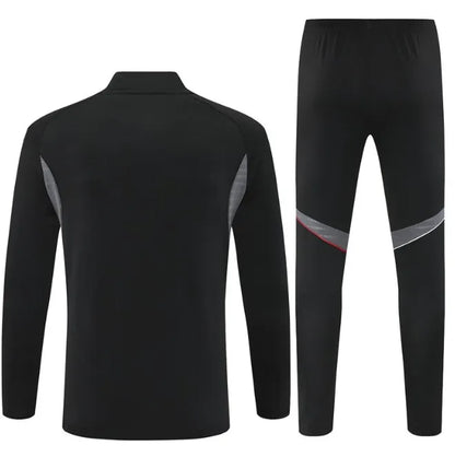 Ajax 25/26 Zipper Tracksuit Black