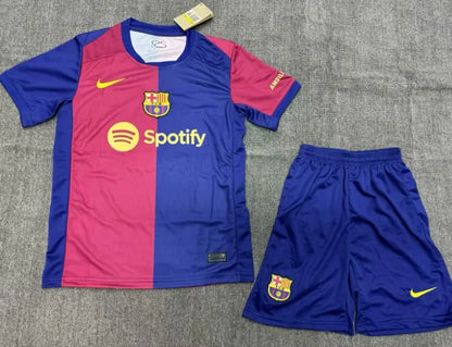 Barcelona 24/25 Home Full Kit (Adult and Kids)