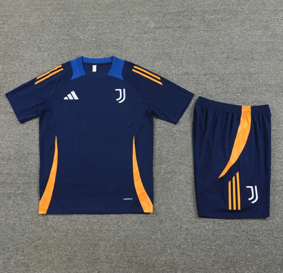 Juventus 24/25 Short Sleeve And Royal Blue Shorts