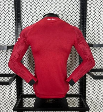 Manchester United 25/26 Home Kit Long Sleeve