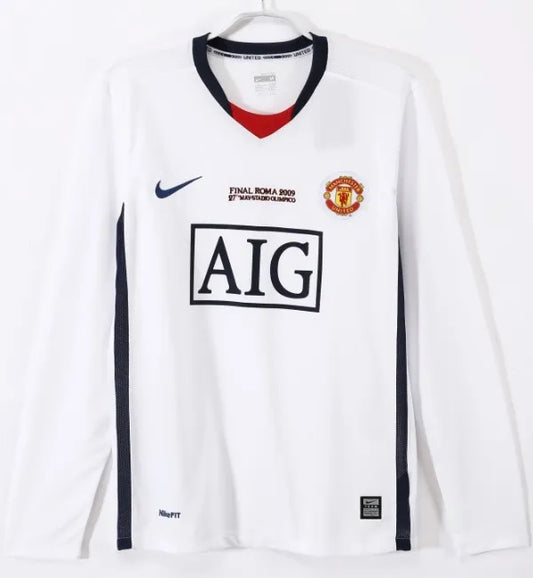 Manchester United 2008/2009 Away Retro Kit Long Sleeve
