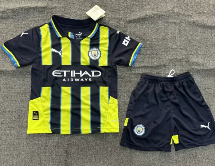 Manchester City 24/25 Away Full Kit (Adult and Kids)