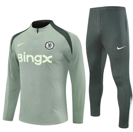 Chelsea 25/26 Zipper Tracksuit Green