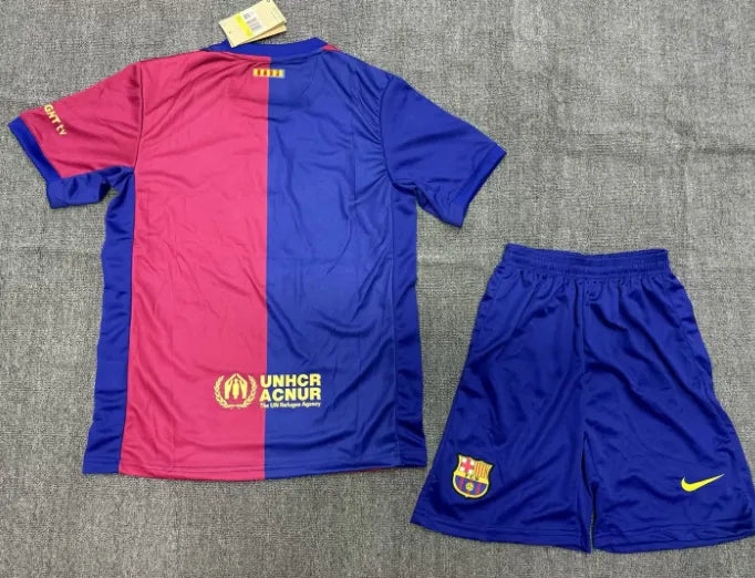 Barcelona 24/25 Home Full Kit (Adult and Kids)