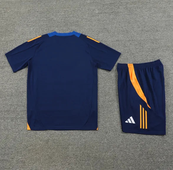 Juventus 24/25 Short Sleeve And Royal Blue Shorts