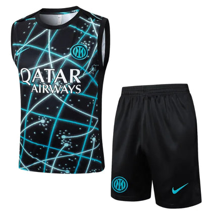 Inter Milan 25/26 Vest Black & Blue