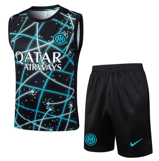 Inter Milan 25/26 Vest Black & Blue