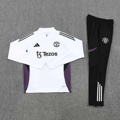 Manchester United 25/26 Tracksuit White