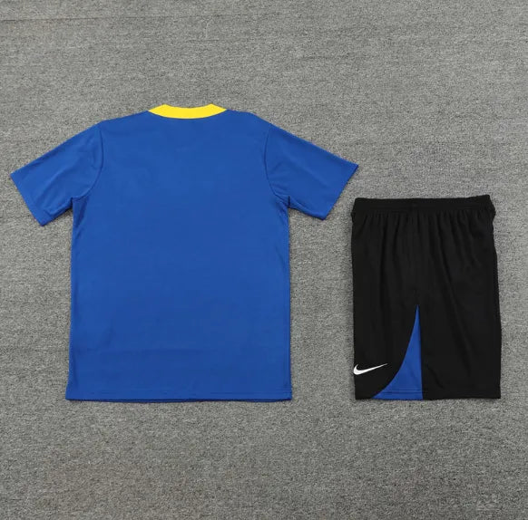 Inter Milan 24/25 Short Sleeve And Black Shorts