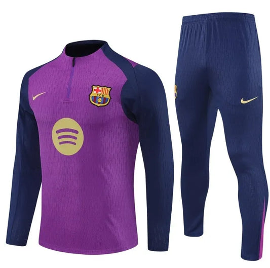 Barcelona 25/26 Zipper Tracksuit Purple