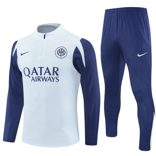 Inter Milan 25/26 Zipper Tracksuit White