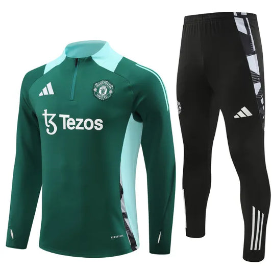 Manchester United 24/25 Tracksuit Green