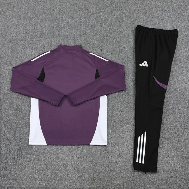 Manchester United 25/26 Zipper Tracksuit Purple